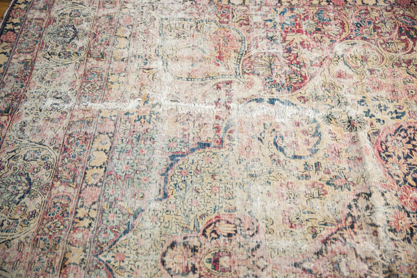 10.5x12 Antique Dilmaghani Kerman Square Carpet // ONH Item 5974 Image 12