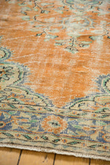  Vintage Distressed Oushak Carpet / Item 5983 image 6