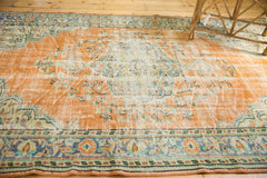  Vintage Distressed Oushak Carpet / Item 5983 image 7