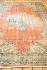 5.5x9 Vintage Distressed Oushak Carpet // ONH Item 5985 Image 3