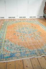 6.5x9.5 Vintage Distressed Oushak Carpet // ONH Item 5990 Image 7