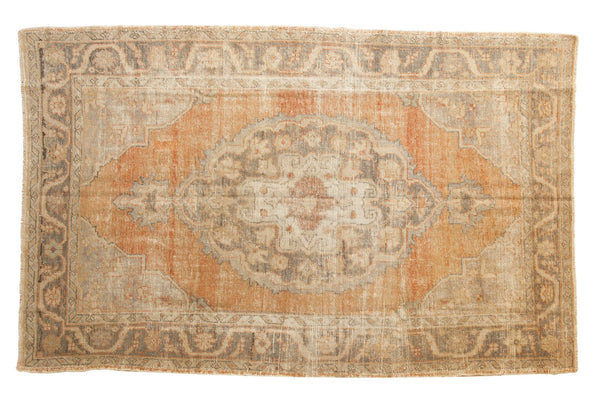 5x8 Vintage Distressed Oushak Carpet // ONH Item 5992