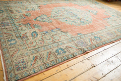  Vintage Distressed Oushak Carpet / Item 5995 image 14