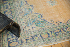  Vintage Distressed Oushak Carpet / Item 5996 image 4
