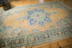  Vintage Distressed Oushak Carpet / Item 5996 image 12