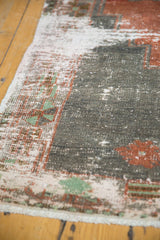 Vintage Distressed Oushak Rug Runner