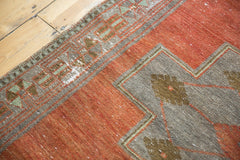 Vintage Distressed Oushak Rug Runner