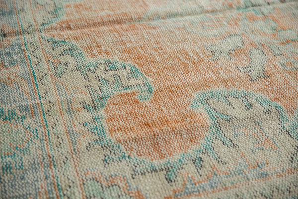  Vintage Distressed Oushak Carpet / Item 6001 image 4