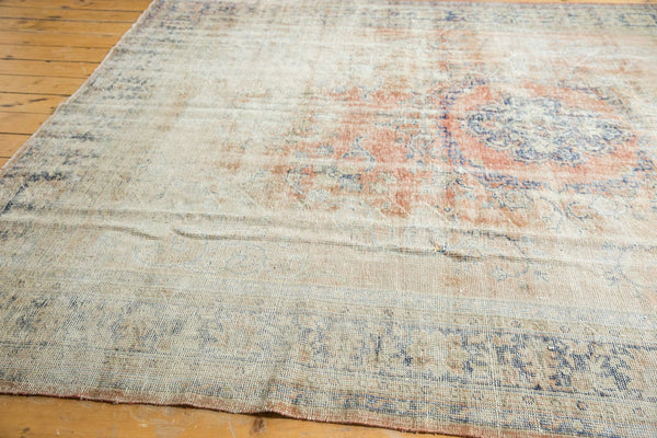  Vintage Distressed Oushak Carpet / Item 6004 image 17