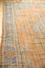  Vintage Distressed Oushak Carpet / Item 6005 image 10