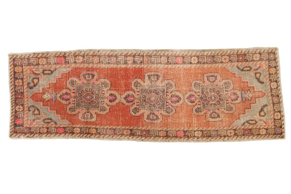 Vintage Distressed Oushak Rug Runner / ONH item 6008