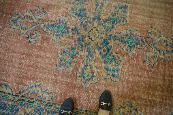 5.5x9 Vintage Distressed Oushak Carpet // ONH Item 6010 Image 1