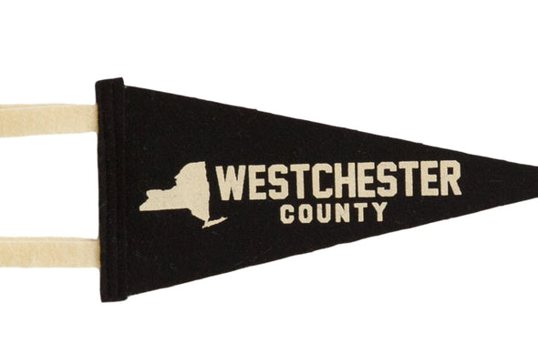 Westchester County Black Felt Pennant // ONH Item 6011 Image 1
