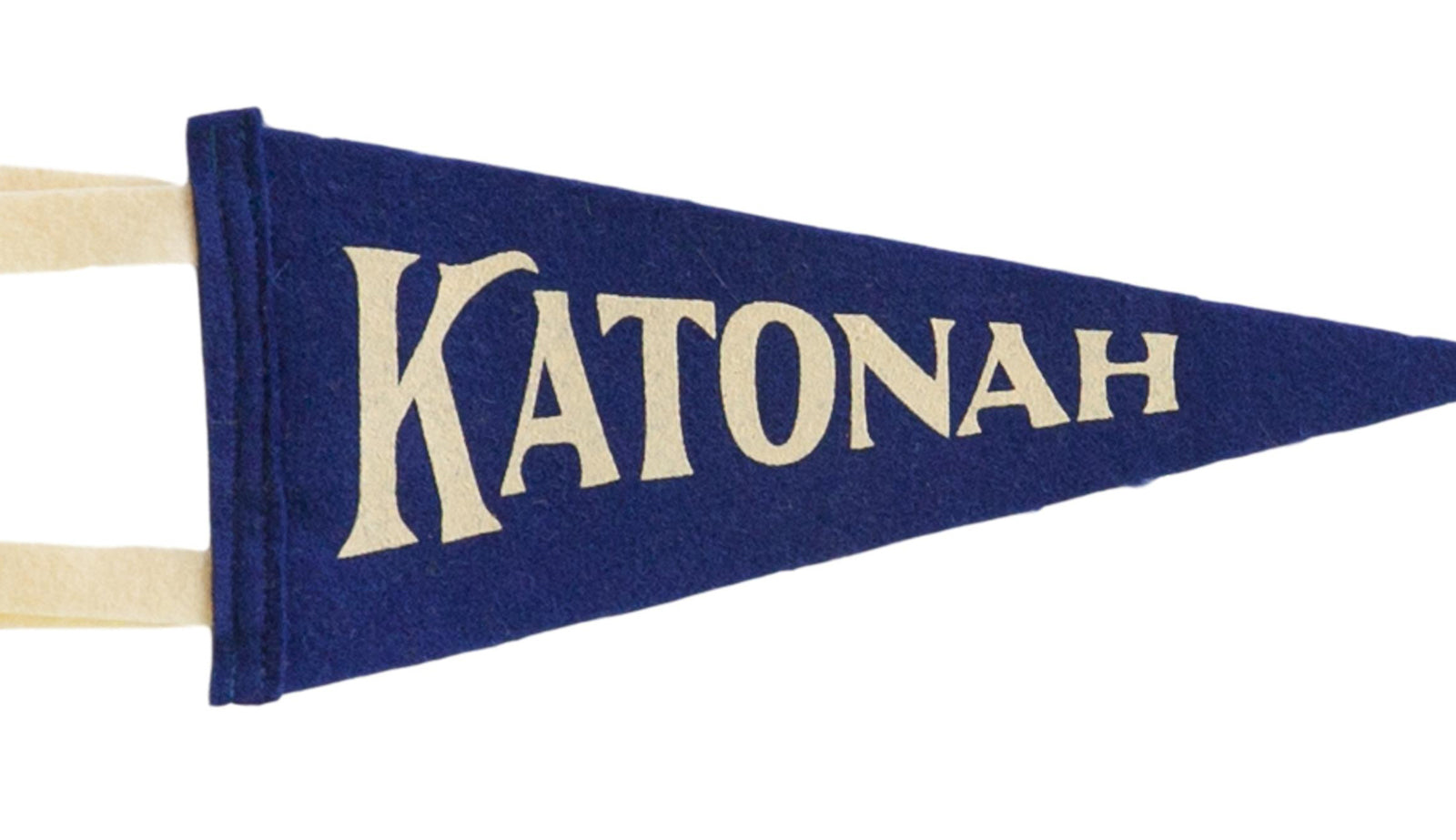 Katonah NY Mini Royal Felt Pennant // ONH Item 6023 Image 1