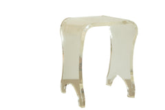 Vintage 1970s Thick Lucite End Table // ONH Item 6033