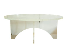 Vintage Oval Lucite Coffee Table // ONH Item 6037