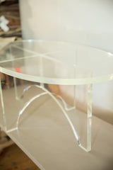 Vintage Oval Lucite Coffee Table // ONH Item 6037 Image 9