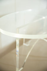 Vintage Oval Lucite Coffee Table // ONH Item 6037 Image 4