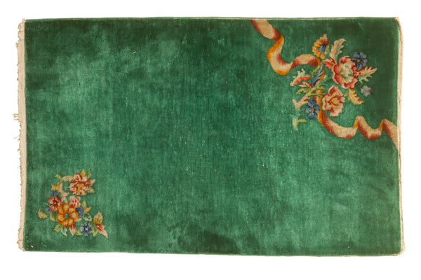 3x5 Vintage Nichols Art Deco Rug // ONH Item 6048