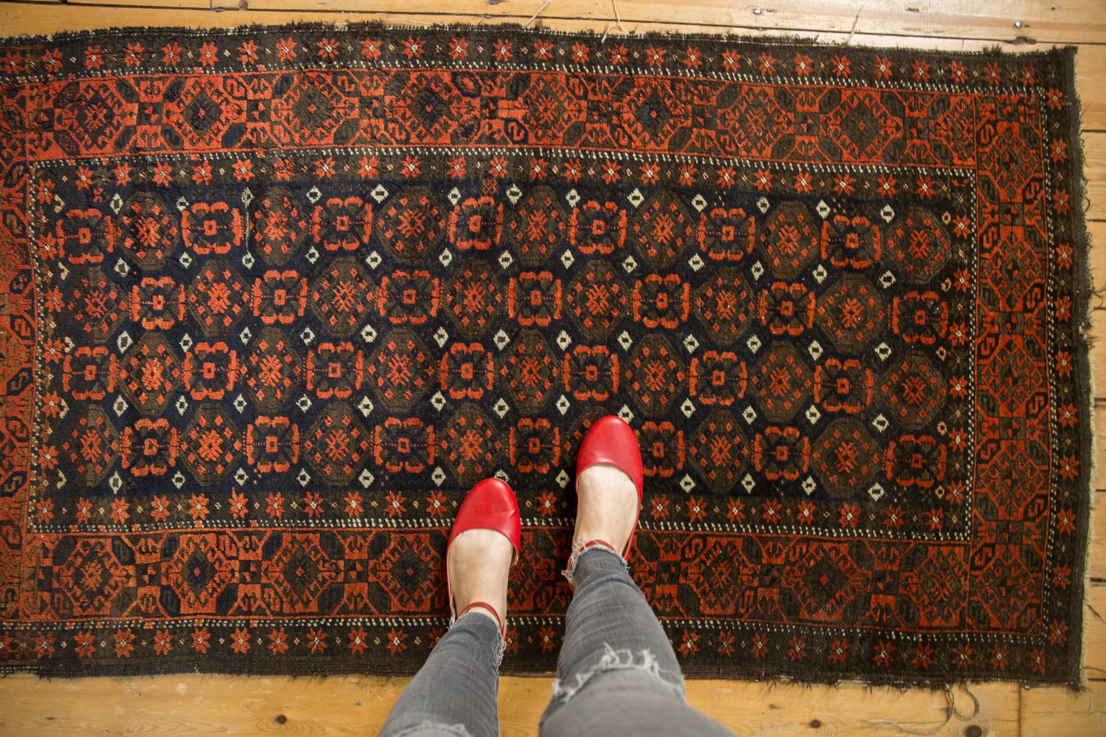 3x6 Antique Belouch Rug Runner // ONH Item 6064 Image 1