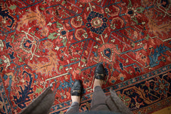 7x9.5 Antique Heriz Carpet // ONH Item 6077 Image 1