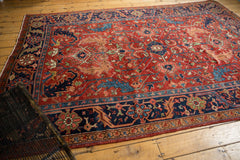 7x9.5 Antique Heriz Carpet // ONH Item 6077 Image 2