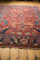 7x9.5 Antique Heriz Carpet // ONH Item 6077 Image 5