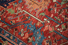 7x9.5 Antique Heriz Carpet // ONH Item 6077 Image 10
