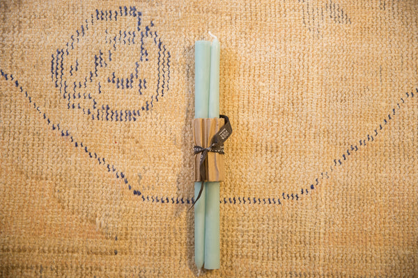Made in NY Beeswax Candle Everyday Robin's Egg Blue Tapers // ONH Item 6091 Image 1