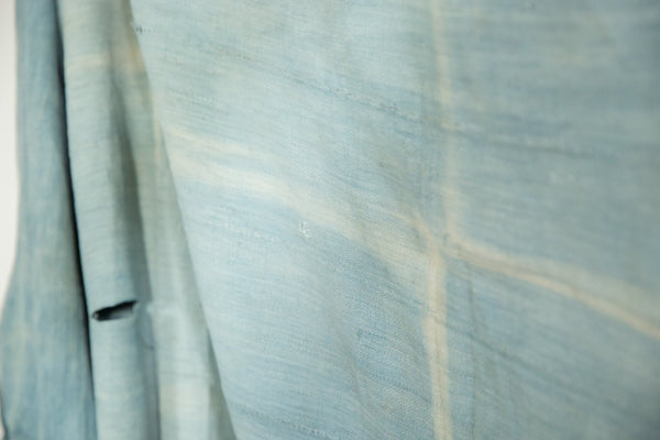 3.5x5.5 Vintage Denim Indigo African Textile Throw // ONH Item 6110 Image 2