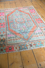 Vintage Distressed Oushak Rug
