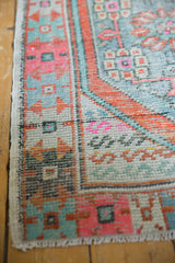 Vintage Distressed Oushak Rug