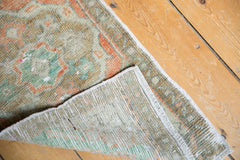 1.5x3 Vintage Distressed Oushak Rug Mat // ONH Item 6145 Image 3