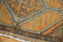  Vintage Distressed Oushak Square Rug Mat / Item 6154 image 4