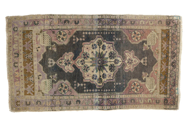 2' x 3'8" Vintage Distressed Oushak Rug / Item 6155 image 1