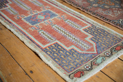1.5x3.5 Vintage Distressed Oushak Rug Mat Runner // ONH Item 6156 Image 2