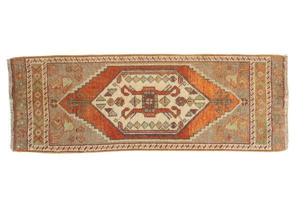 1'3" x 3'6" Vintage Distressed Oushak Rug Mat Runner / Item 6181 image 1