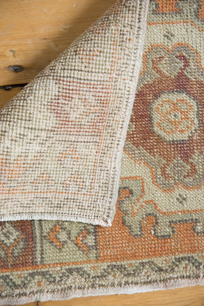 1.5x3 Vintage Distressed Oushak Rug Mat // ONH Item 6183 Image 5