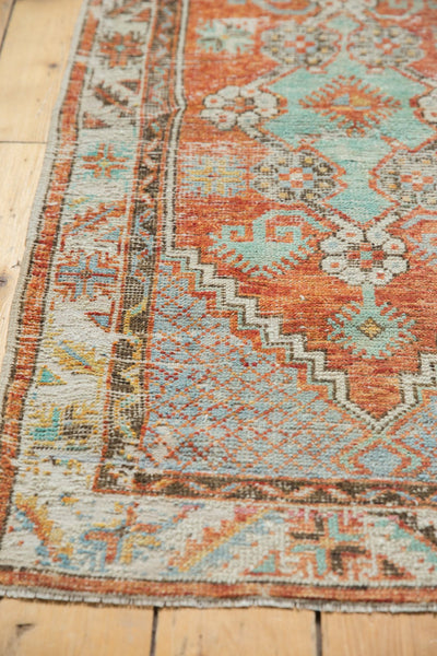  Vintage Distressed Oushak Rug Runner / Item 6187 image 4