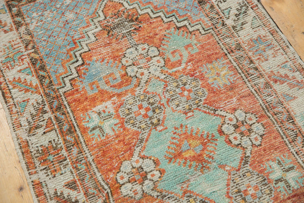  Vintage Distressed Oushak Rug Runner / Item 6187 image 5