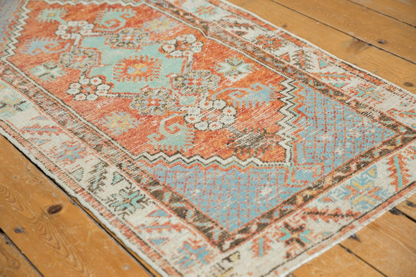  Vintage Distressed Oushak Rug Runner / Item 6187 image 7