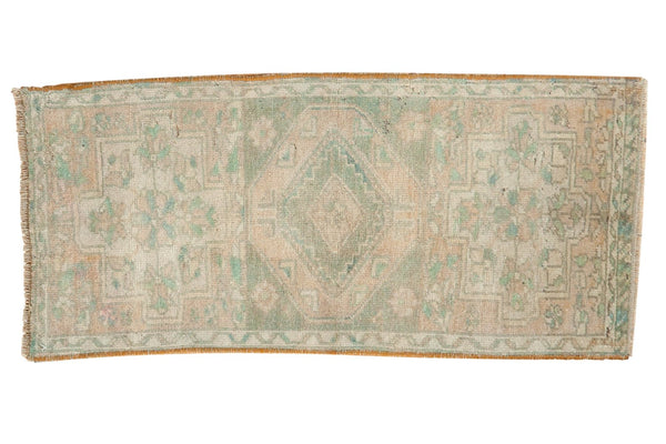 1'4" x 3' Vintage Distressed Oushak Rug Mat / Item 6198 image 1