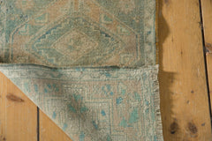  Vintage Distressed Oushak Rug Mat / Item 6198 image 6