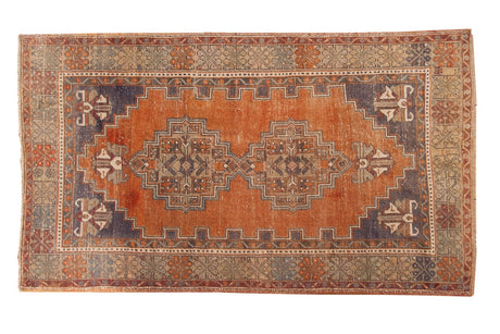 Vintage Distressed Oushak Rug / ONH item 6202