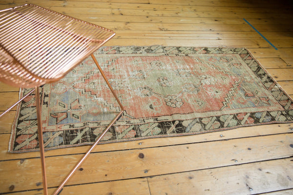 2.5x5 Vintage Distressed Oushak Rug Runner // ONH Item 6219 Image 1