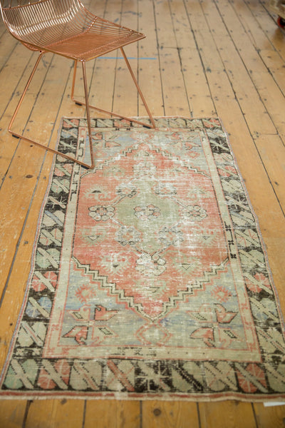 2.5x5 Vintage Distressed Oushak Rug Runner // ONH Item 6219 Image 4