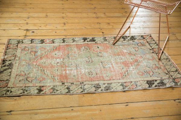 2.5x5 Vintage Distressed Oushak Rug Runner // ONH Item 6219 Image 6