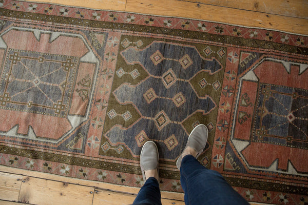 3x8 Vintage Distressed Oushak Rug Runner // ONH Item 6222 Image 1