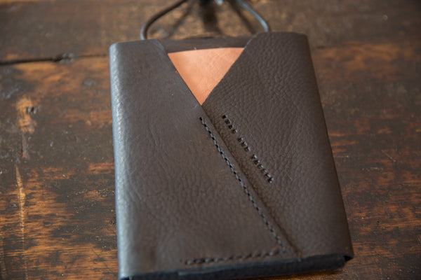 Rug Fragment and Leather Shoulder Bag