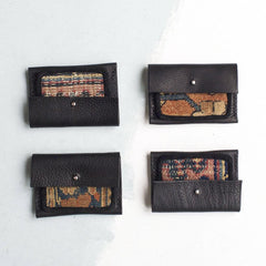 Dainty Rug Fragment Leather Wallet